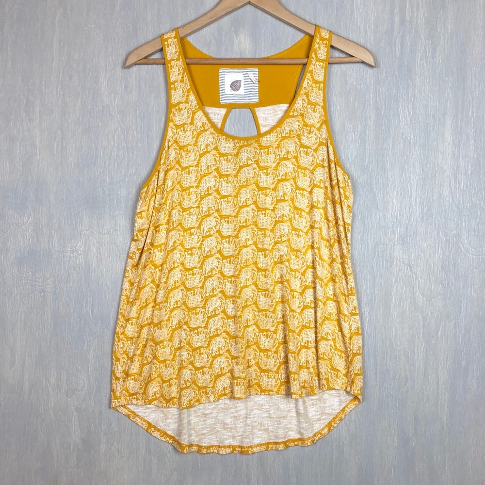 🌞Anthropologie Lilka alameda elephant tank top M